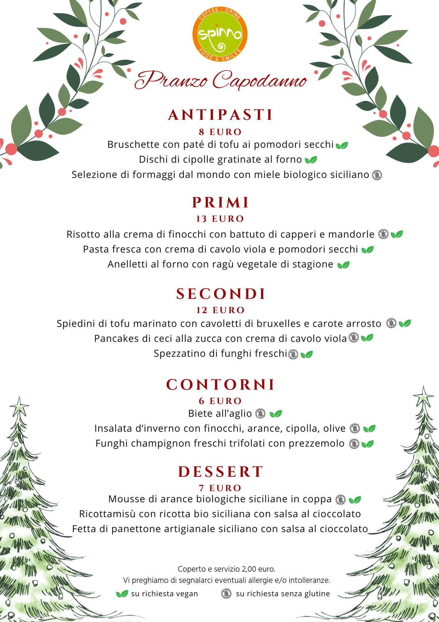 menu pranzo capodanno 2025